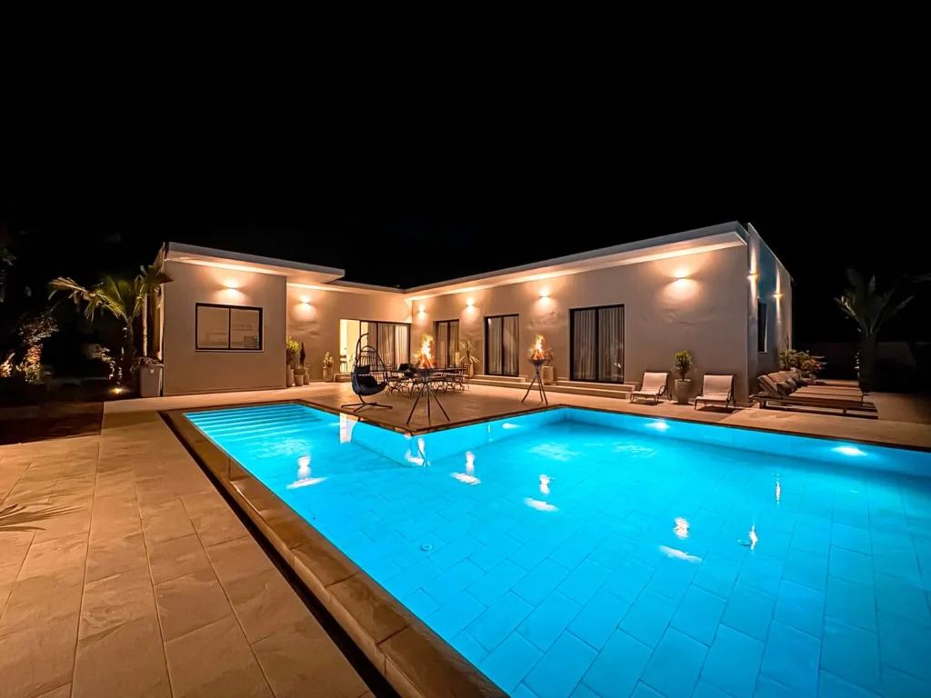 villa Marrakech avec cuisinière
